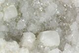 Keokuk Quartz Geode with Calcite Crystals - Iowa #144723-2